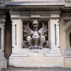 Image showing TURIN, ITALY - Dragon on Victory Palace facade 