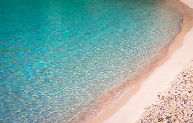 Image showing Cala en Turqueta (Turqueta Beach) in Menorca, Spain