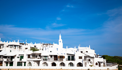 Image showing Traditional village in Menorca, Spain