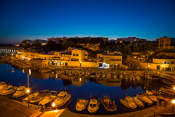 Image showing Ciutadella Harbour in Menorca, Spain