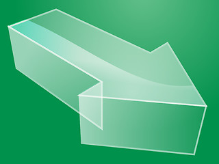 Image showing 3d Arrow illustration