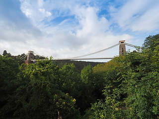 Image showing Clifton Suspension Bridge in Bristol