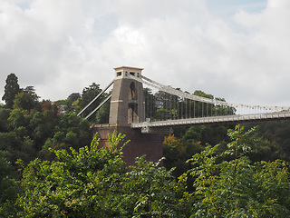 Image showing Clifton Suspension Bridge in Bristol