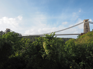 Image showing Clifton Suspension Bridge in Bristol