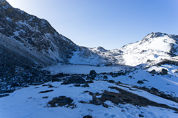 Image showing Mountain Himalata Summit in Nepal