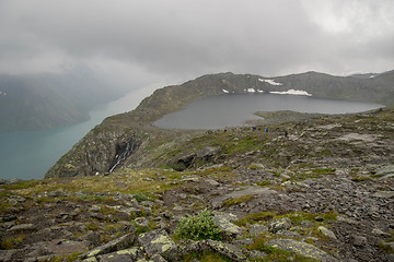 Image showing Mountain hiking in Norway