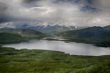 Image showing Mountain nature landscape in Morway summer