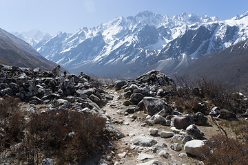 Image showing Nepal Himalaya mountain adventure