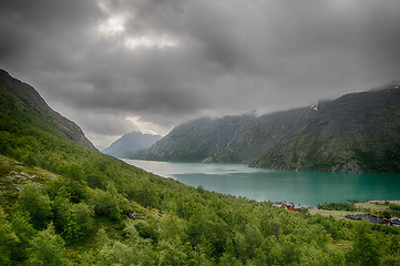 Image showing Mountain hiking in Norway