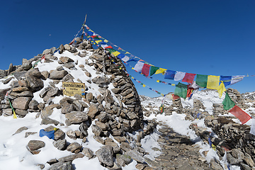 Image showing Mountain Himalata Summit in Nepal