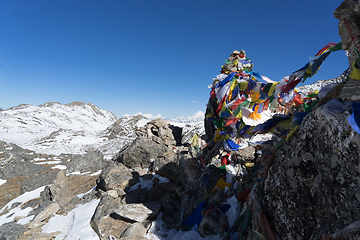 Image showing Mountain Himalata Summit in Nepal