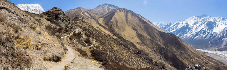 Image showing Mountain landscape in Nepal