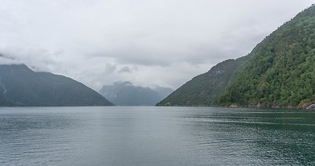 Image showing Travel in norwegian fjord