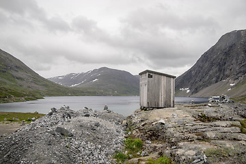 Image showing Dramatic mountain landscape in Scandinavia