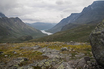 Image showing Mountain hiking in Norway