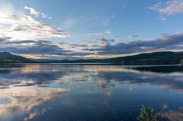 Image showing Romantic lake landscape in europe