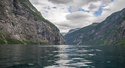 Image showing Dramatic fjord landscape in Norway