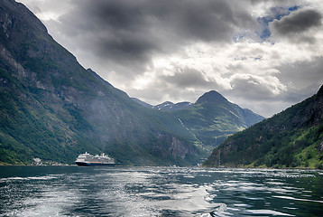 Image showing Dramatic fjord landscape in Norway