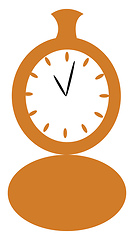 Image showing Vintage pocket watch vector or color illustration