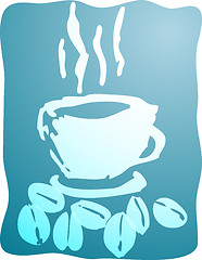 Image showing Cup of coffee illustration