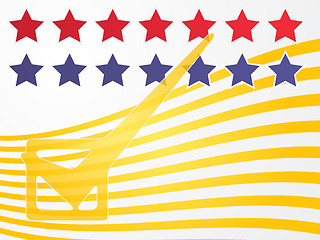 Image showing USA election voting illustration