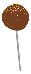 Image showing Lollipop, vector or color illustration.