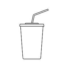 Image showing Cinema soda drink icon