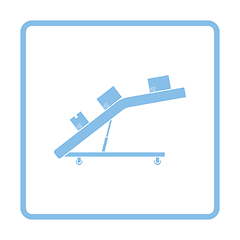 Image showing Warehouse transportation system icon