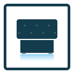 Image showing Bedroom pouf icon