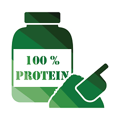 Image showing Protein conteiner icon