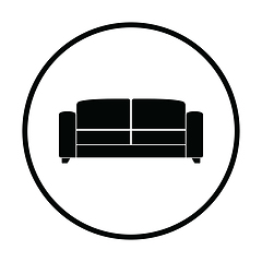 Image showing Office sofa icon