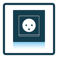 Image showing Austria electrical socket icon