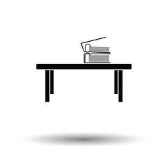 Image showing Office low table icon