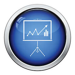 Image showing Analytics stand icon