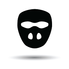 Image showing Cricket mask icon