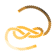 Image showing Knoted rope  icon