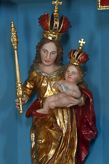 Image showing Blessed Virgin Mary with baby Jesus