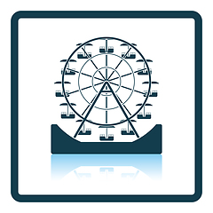 Image showing Ferris wheel icon