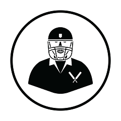 Image showing Cricket player icon