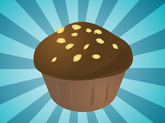 Image showing Cupcake illustration