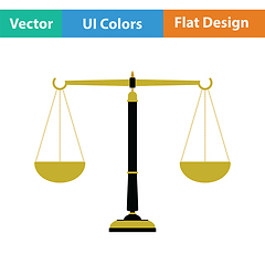 Image showing Justice scale icon