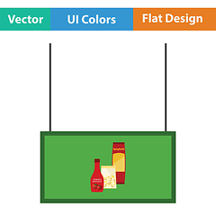 Image showing Grocery market department icon