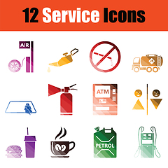 Image showing Service icon set