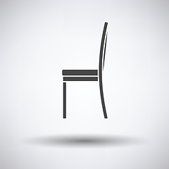 Image showing Modern chair icon