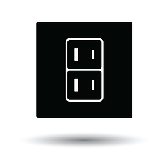 Image showing Japan electrical socket icon