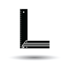 Image showing Setsquare icon