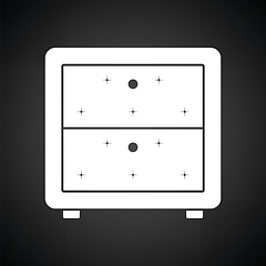 Image showing Bedroom nightstand icon