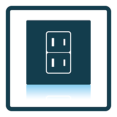 Image showing Japan electrical socket icon