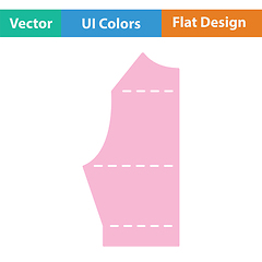 Image showing Sewing pattern icon