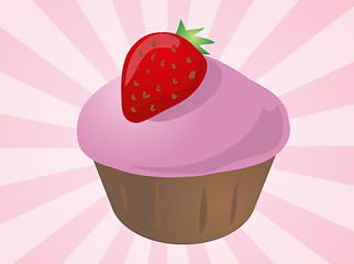 Image showing Cupcake illustration